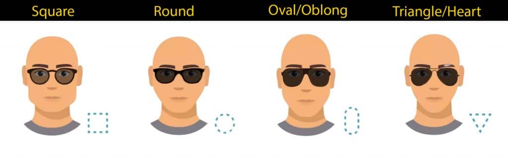 Best shades for round face male best sale