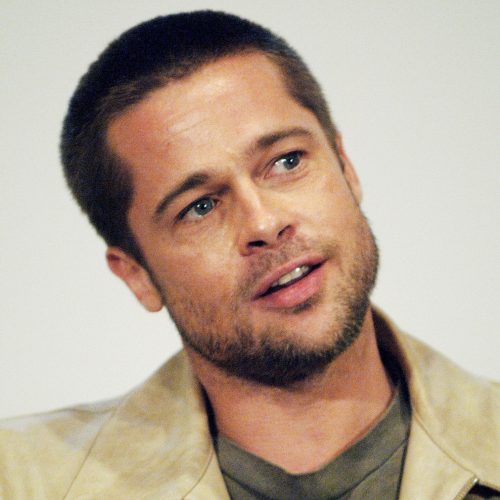 brad pitt with butch haircut